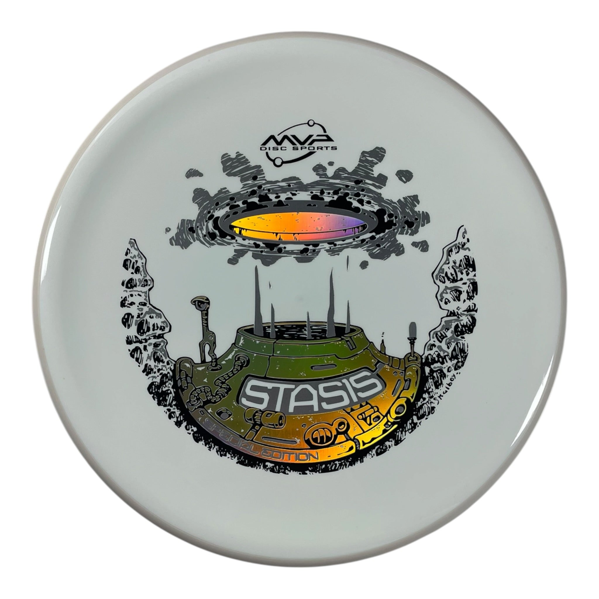 MVP Disc Sports Stasis | Neutron | White/Holo 172-173g (Special Edition) Disc Golf
