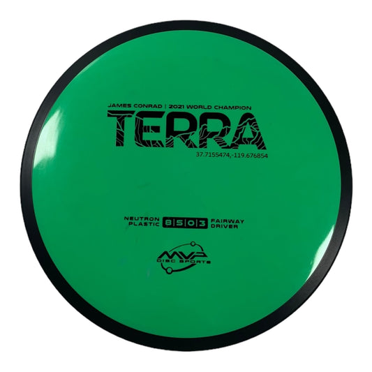 MVP Disc Sports Terra | Neutron | Green/Black 173g Disc Golf