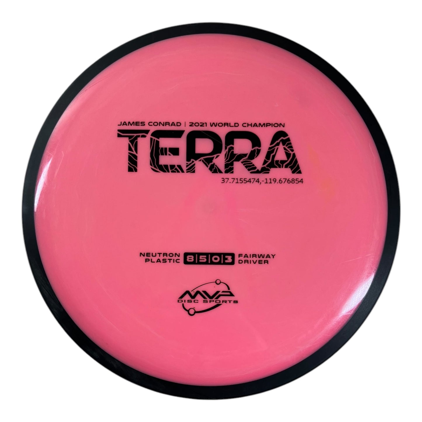 MVP Disc Sports Terra | Neutron | Pink/Black 175g (Used Great) Disc Golf