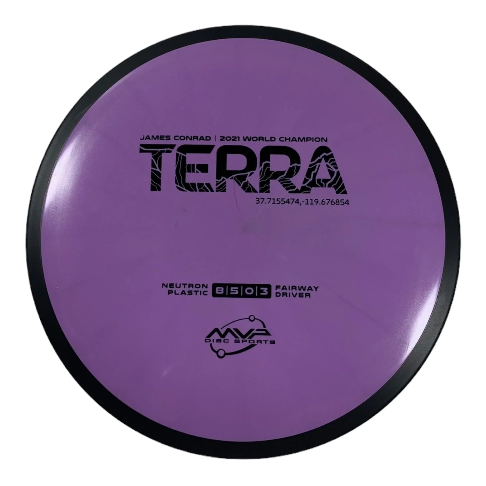 MVP Disc Sports Terra | Neutron | Purple/Black 171g Disc Golf