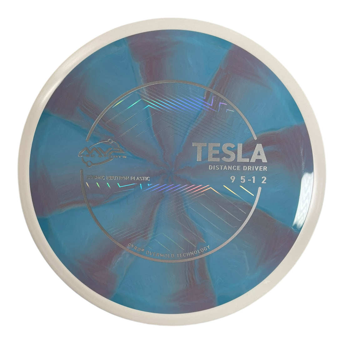 MVP Disc Sports Tesla | Cosmic Neutron | Blue/Purple 163g (Project Lab Coat) Disc Golf