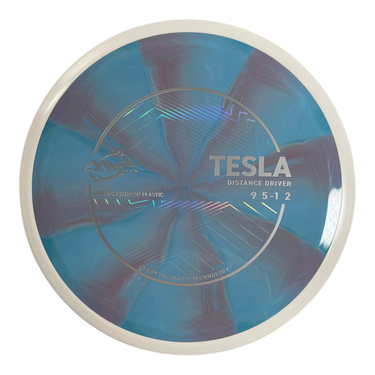 MVP Disc Sports Tesla | Cosmic Neutron | Blue/Purple 163g (Project Lab Coat) Disc Golf