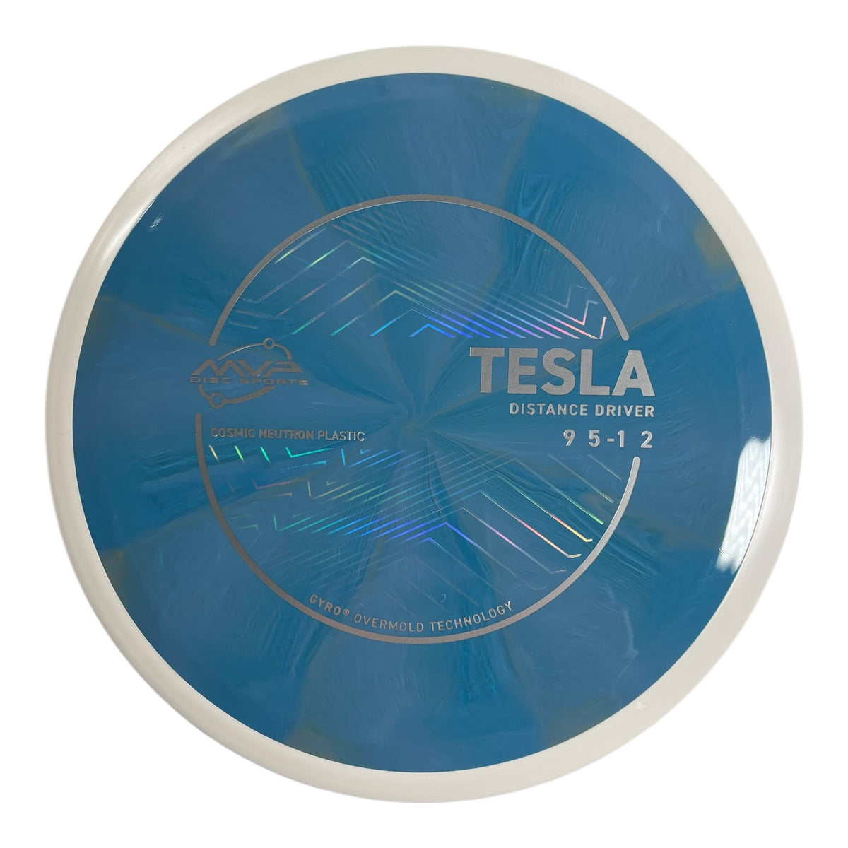 MVP Disc Sports Tesla | Cosmic Neutron | Blue/White 163-168g (Project Lab Coat) Disc Golf