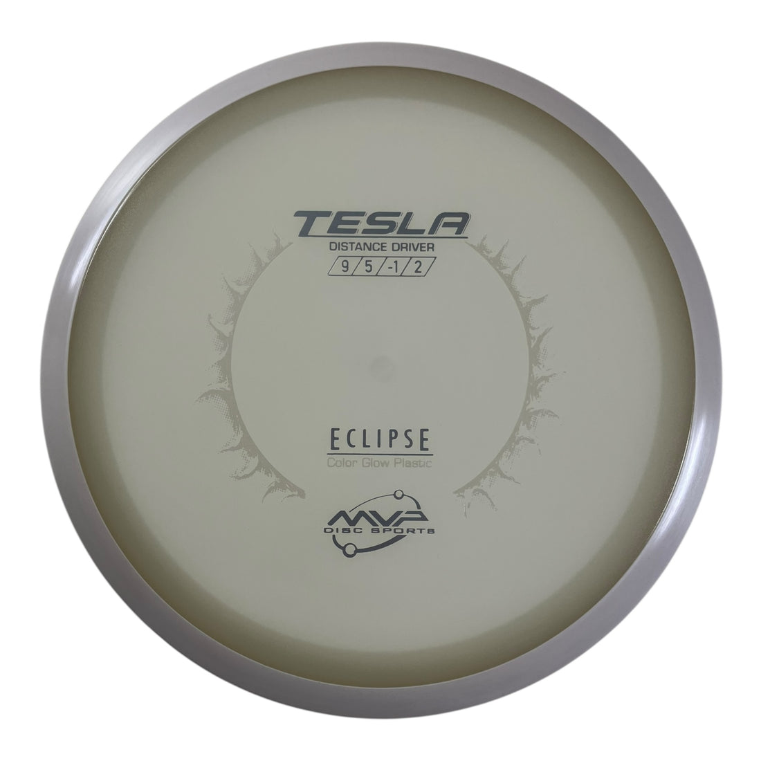 MVP Disc Sports Tesla | Eclipse Color Glow | Violet Glow/Silver 172-174g Disc Golf
