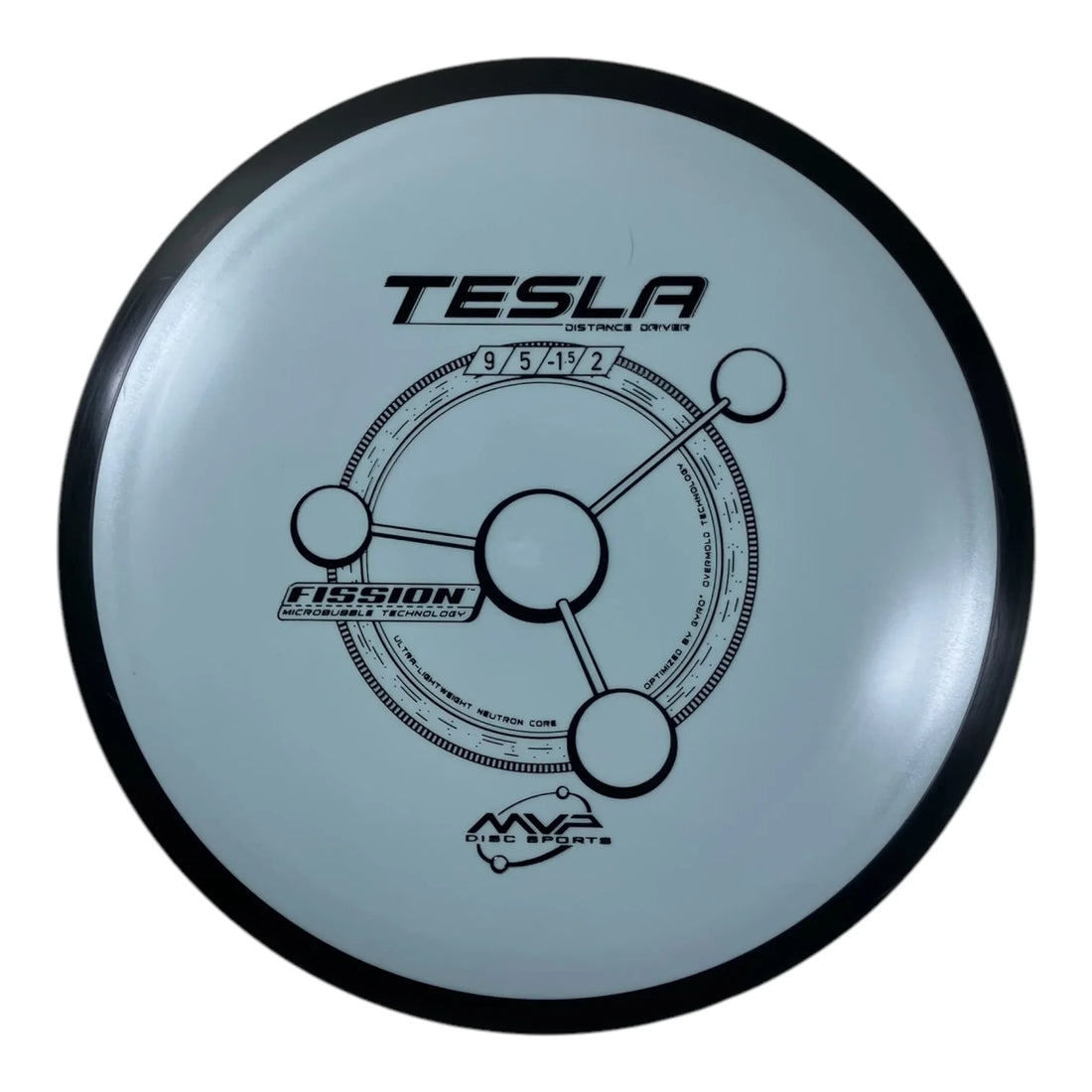 MVP Disc Sports Tesla | Fission | Blue/Black 161-168g Disc Golf