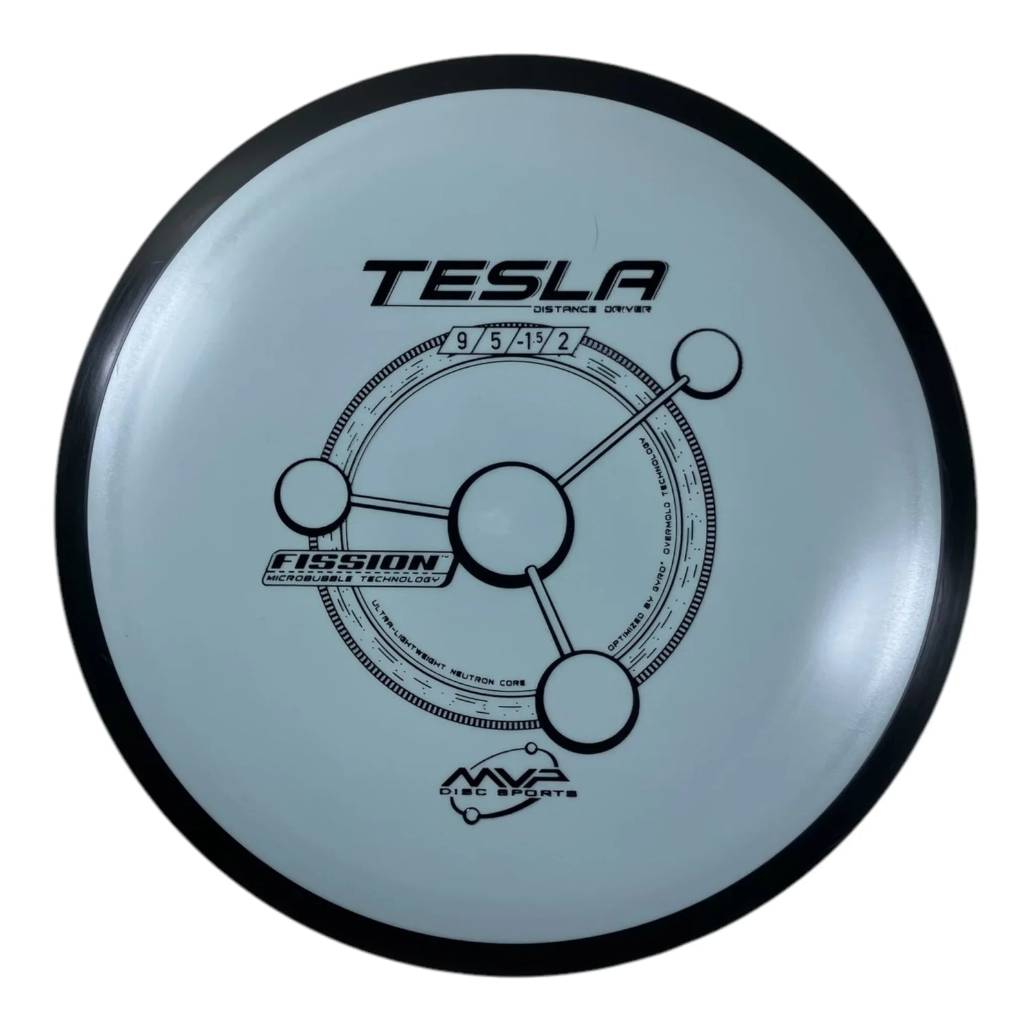 MVP Disc Sports Tesla | Fission | Blue/Black 161-168g Disc Golf
