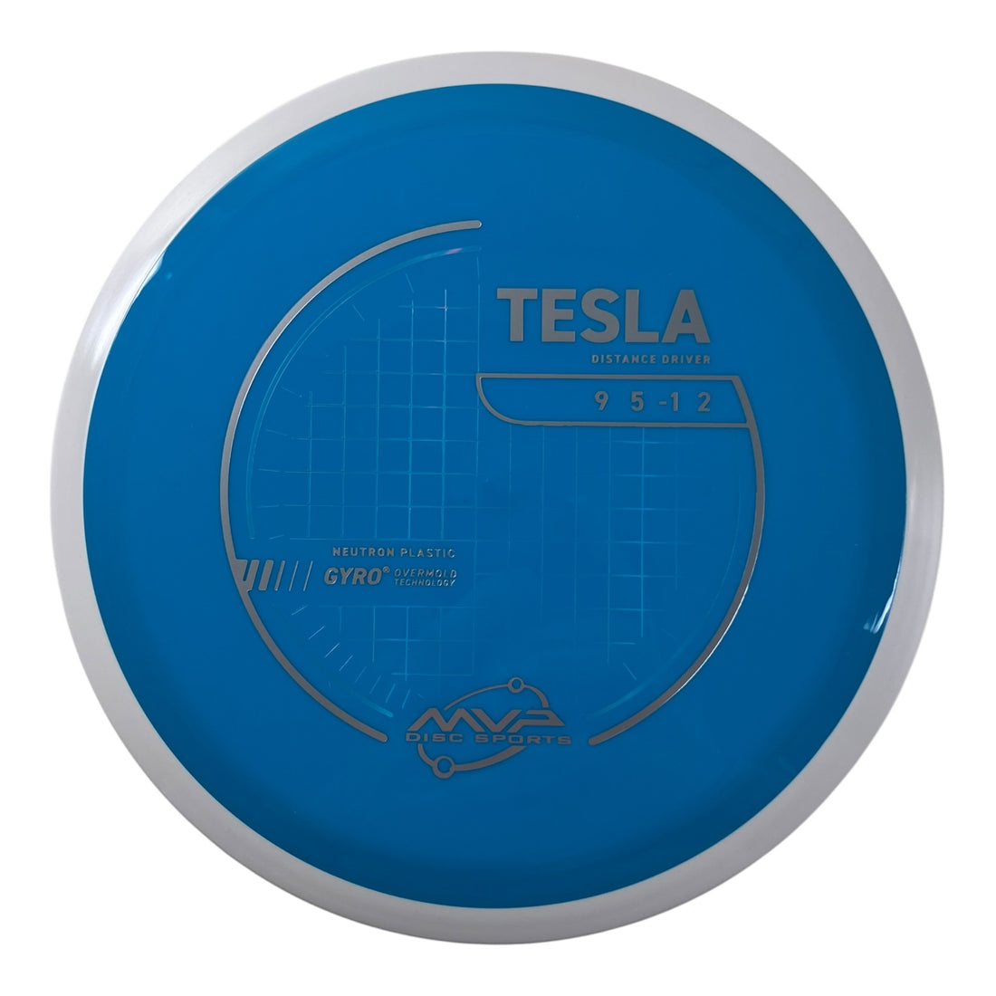 MVP Disc Sports Tesla | Neutron | Blue/White 164g (Project Lab Coat) Disc Golf