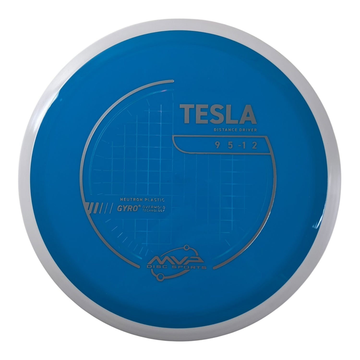 MVP Disc Sports Tesla | Neutron | Blue/White 164g (Project Lab Coat) Disc Golf