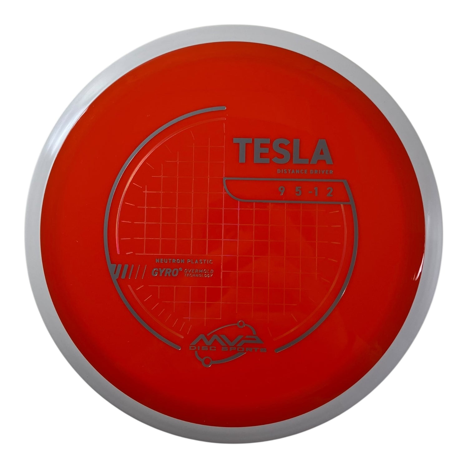 MVP Disc Sports Tesla | Neutron | Orange/White 168-174g (Project Lab Coat) Disc Golf