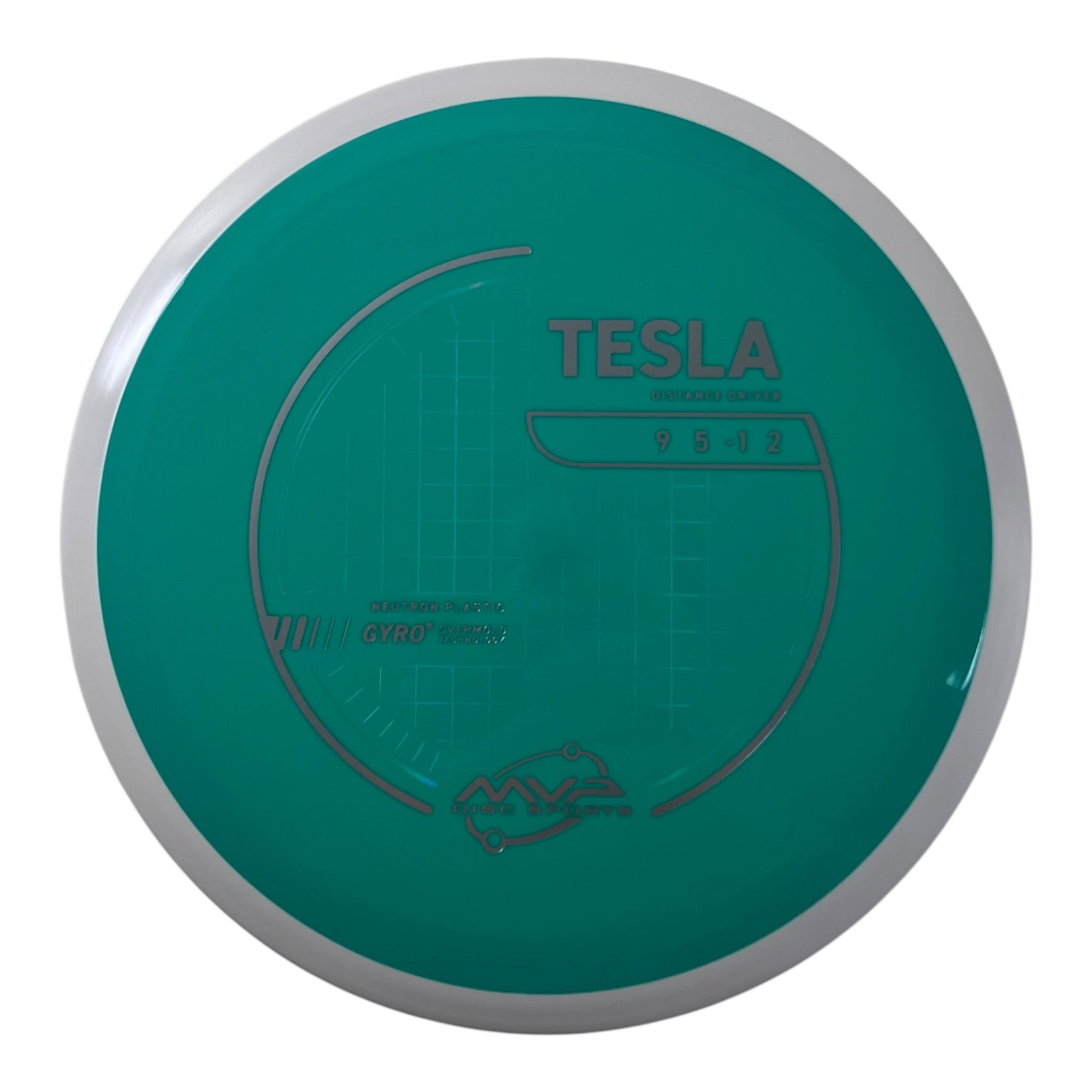 MVP Disc Sports Tesla | Neutron | Teal/White 169-174g (Project Lab Coat) Disc Golf