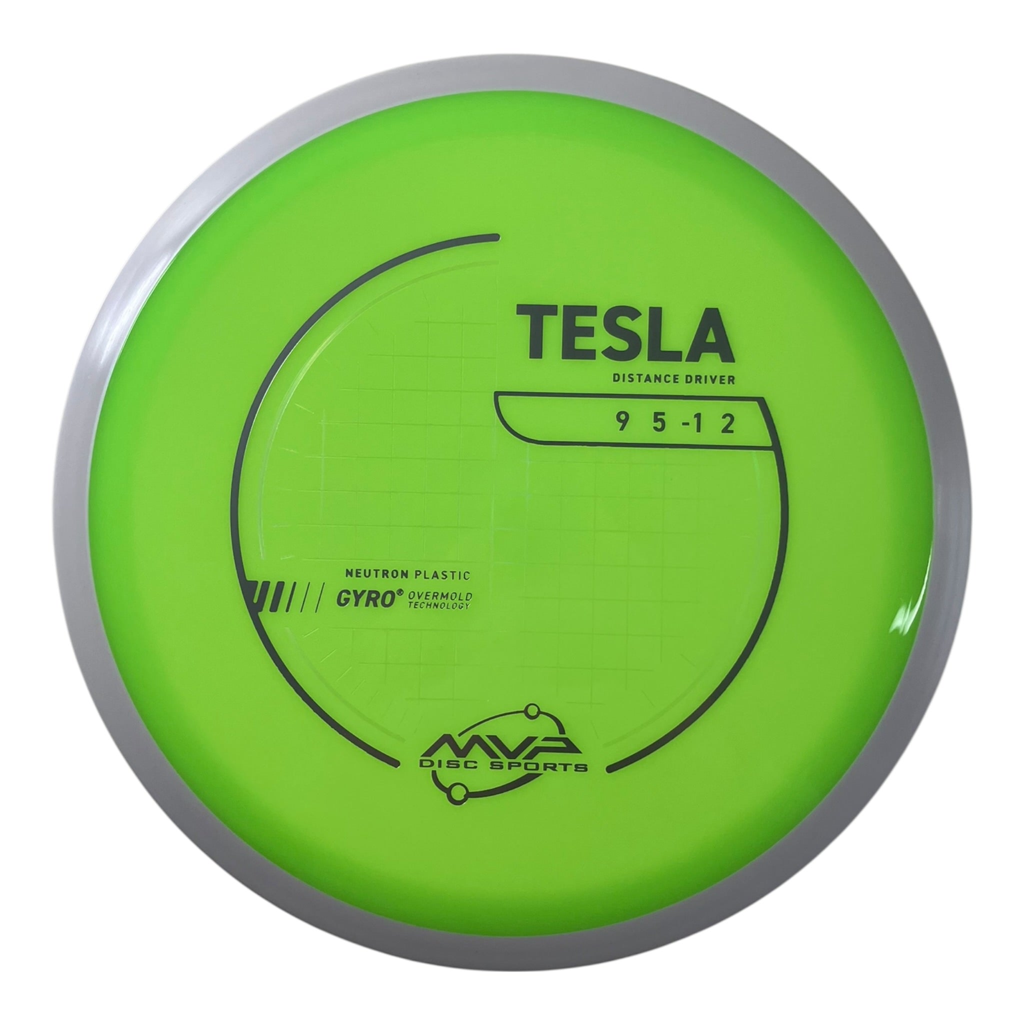 MVP Disc Sports Tesla | Neutron | Yellow/White 163g (Project Lab Coat) Disc Golf