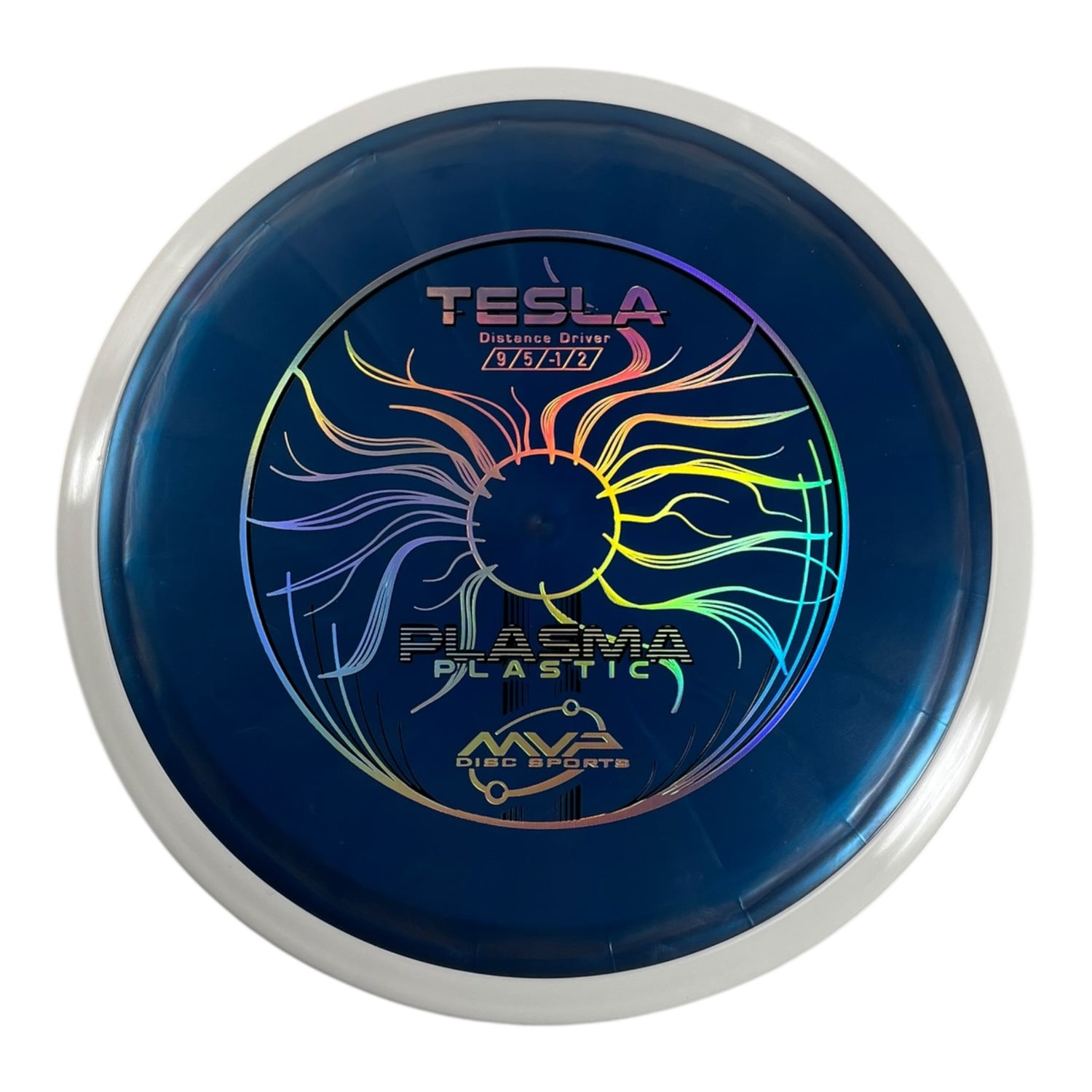 MVP Disc Sports Tesla | Plasma | Blue/White 164g (Project Lab Coat) Disc Golf