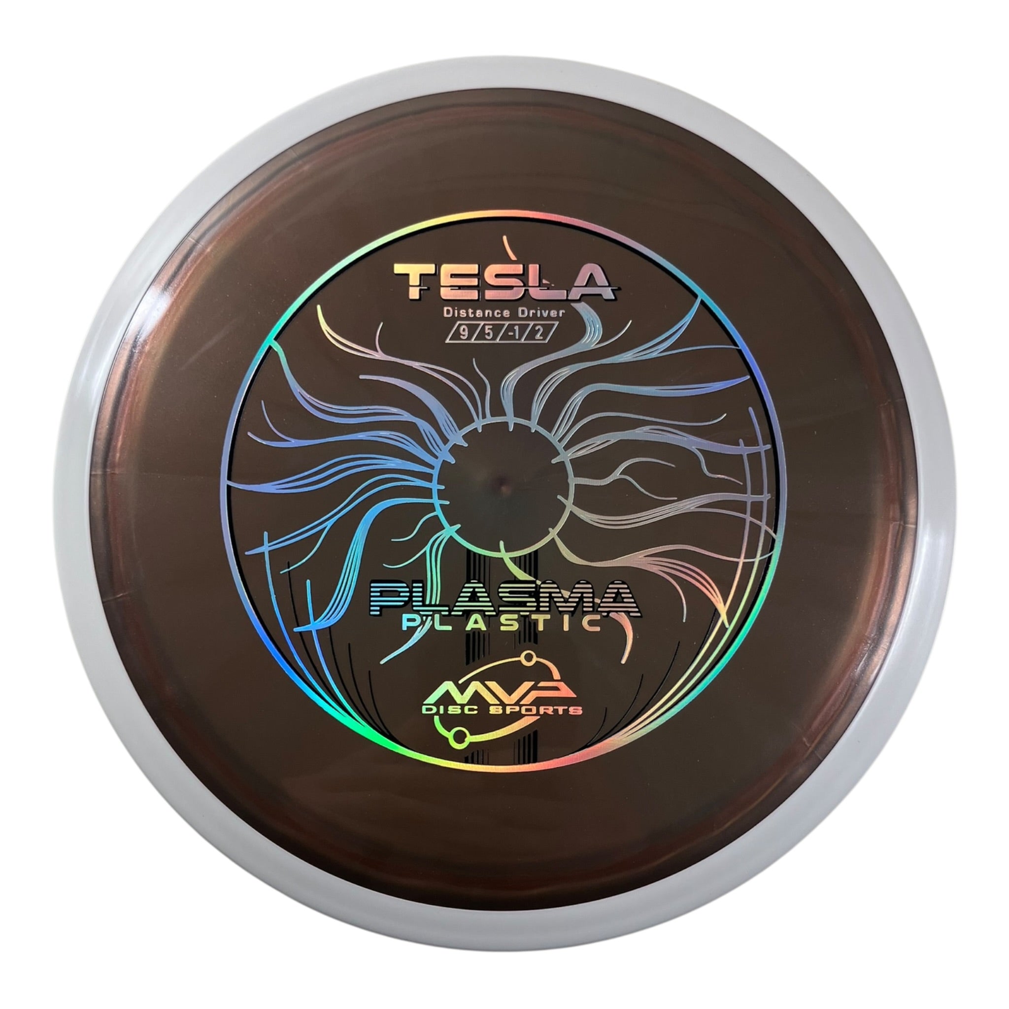 MVP Disc Sports Tesla | Plasma | Brown/White 164g (Project Lab Coat) Disc Golf