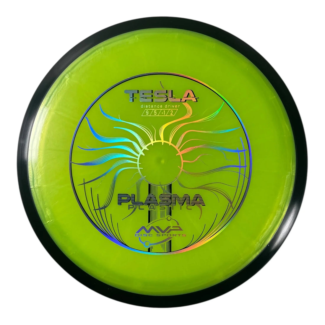 MVP Disc Sports Tesla | Plasma | Green/Holo 174g Disc Golf