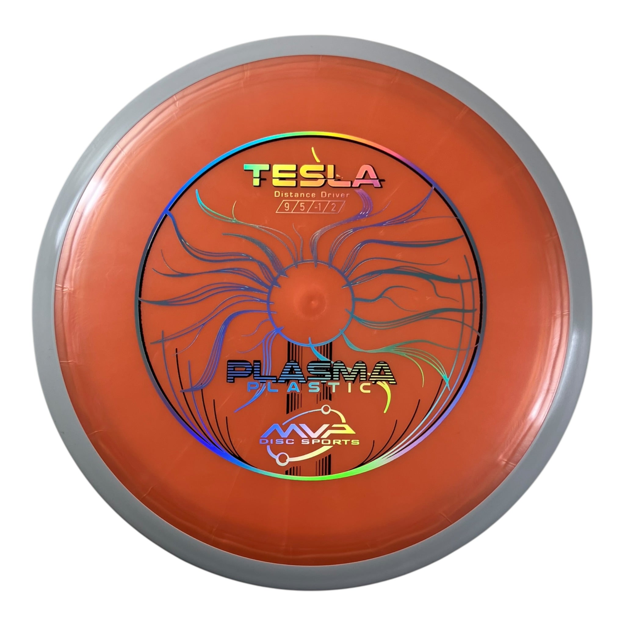 MVP Disc Sports Tesla | Plasma | Orange/White 173g (Project Lab Coat) Disc Golf