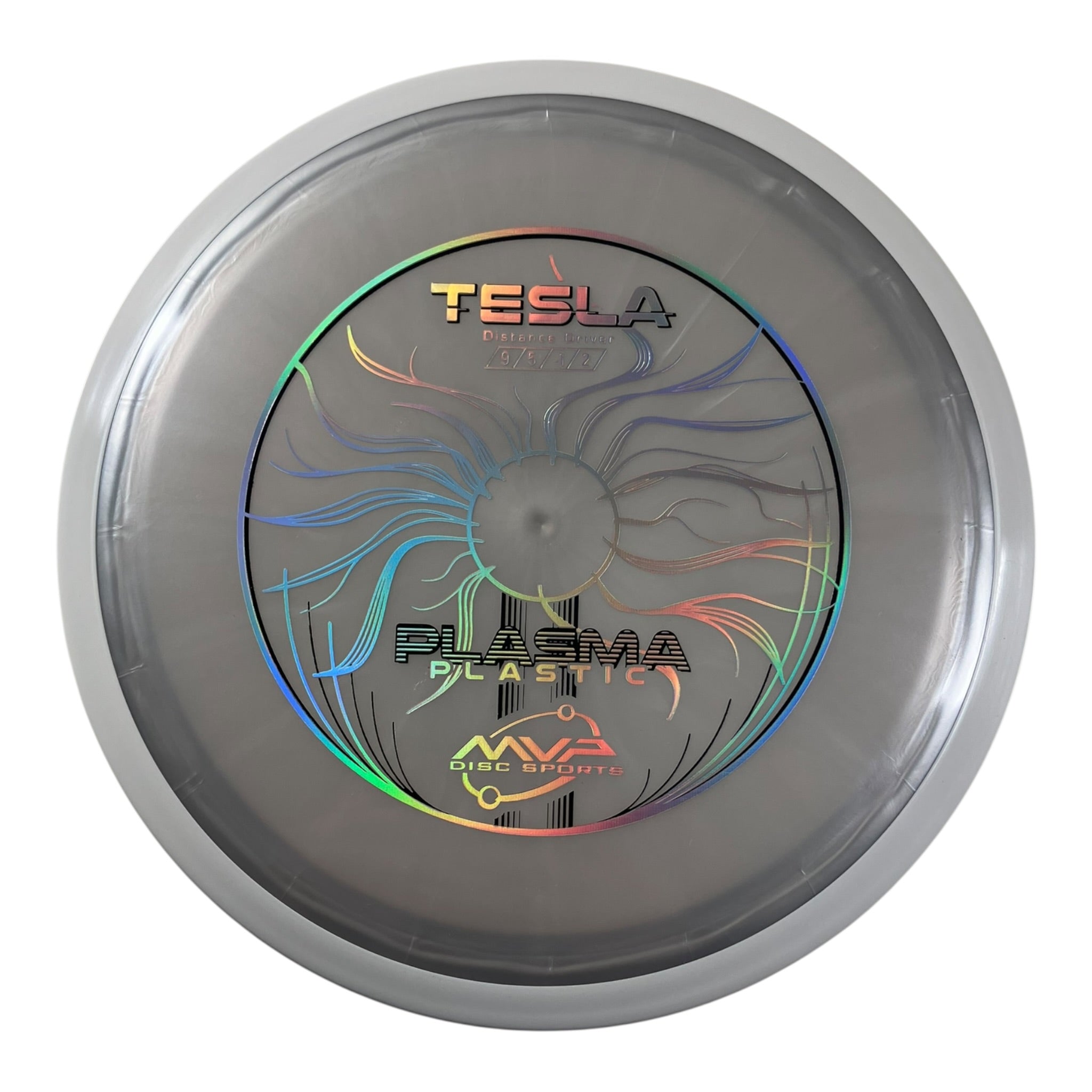 MVP Disc Sports Tesla | Plasma | White/White 164-173g (Project Lab Coat) Disc Golf