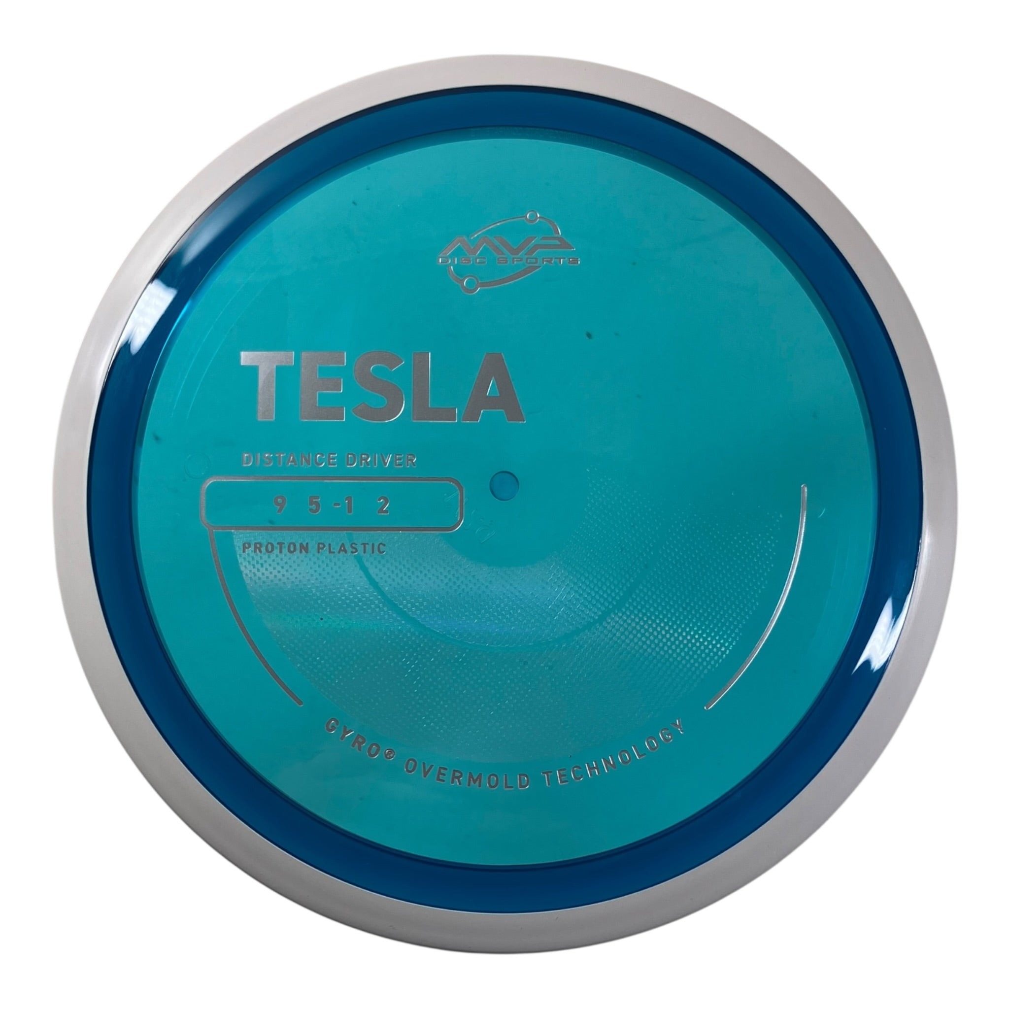 MVP Disc Sports Tesla | Proton | Blue/White 171-172g (Project Lab Coat) Disc Golf