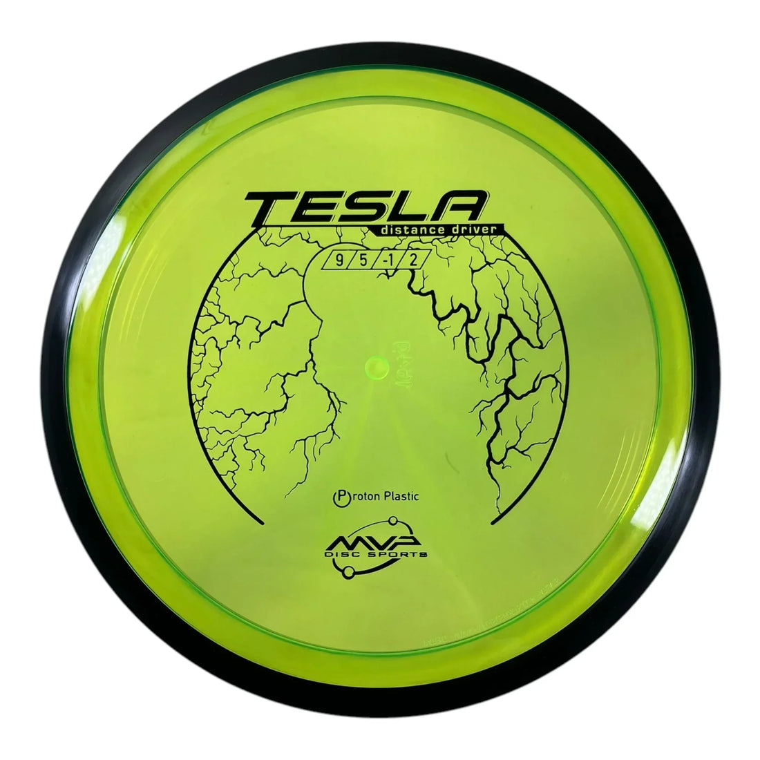 MVP Disc Sports Tesla | Proton | Green/Black 175g Disc Golf