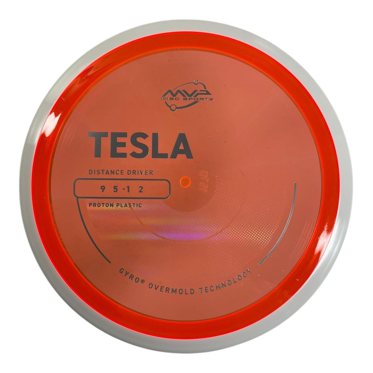MVP Disc Sports Tesla | Proton | Orange/White 161-172g (Project Lab Coat) Disc Golf