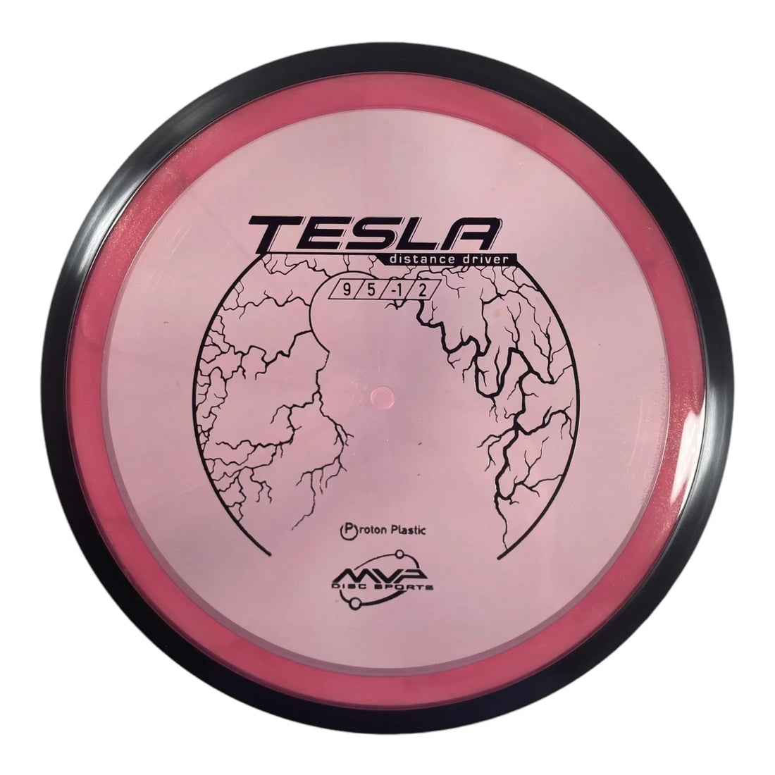MVP Disc Sports Tesla | Proton | Pink/Black 159g Disc Golf