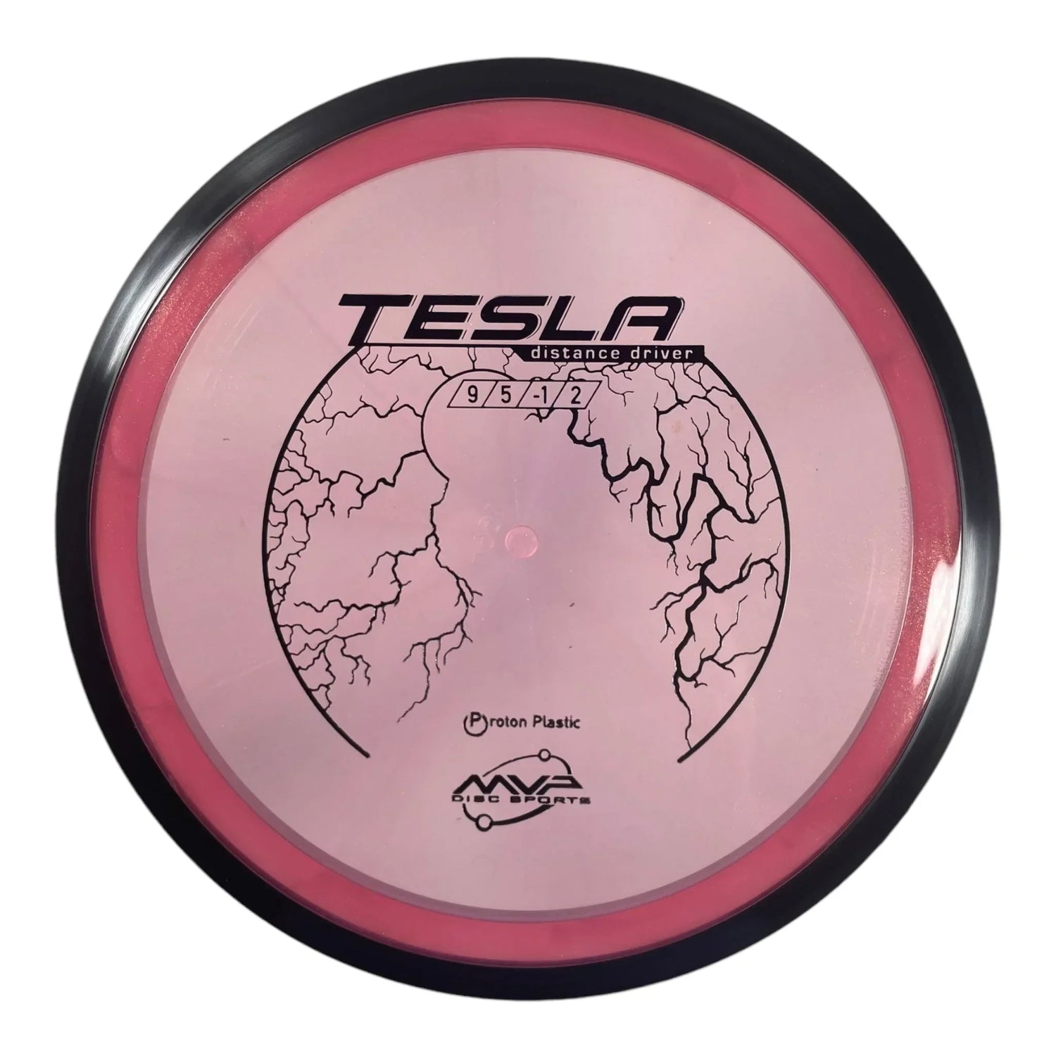 MVP Disc Sports Tesla | Proton | Pink/Black 159g Disc Golf