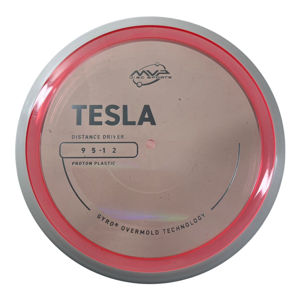 MVP Disc Sports Tesla | Proton | Pink/White 160g (Project Lab Coat) Disc Golf