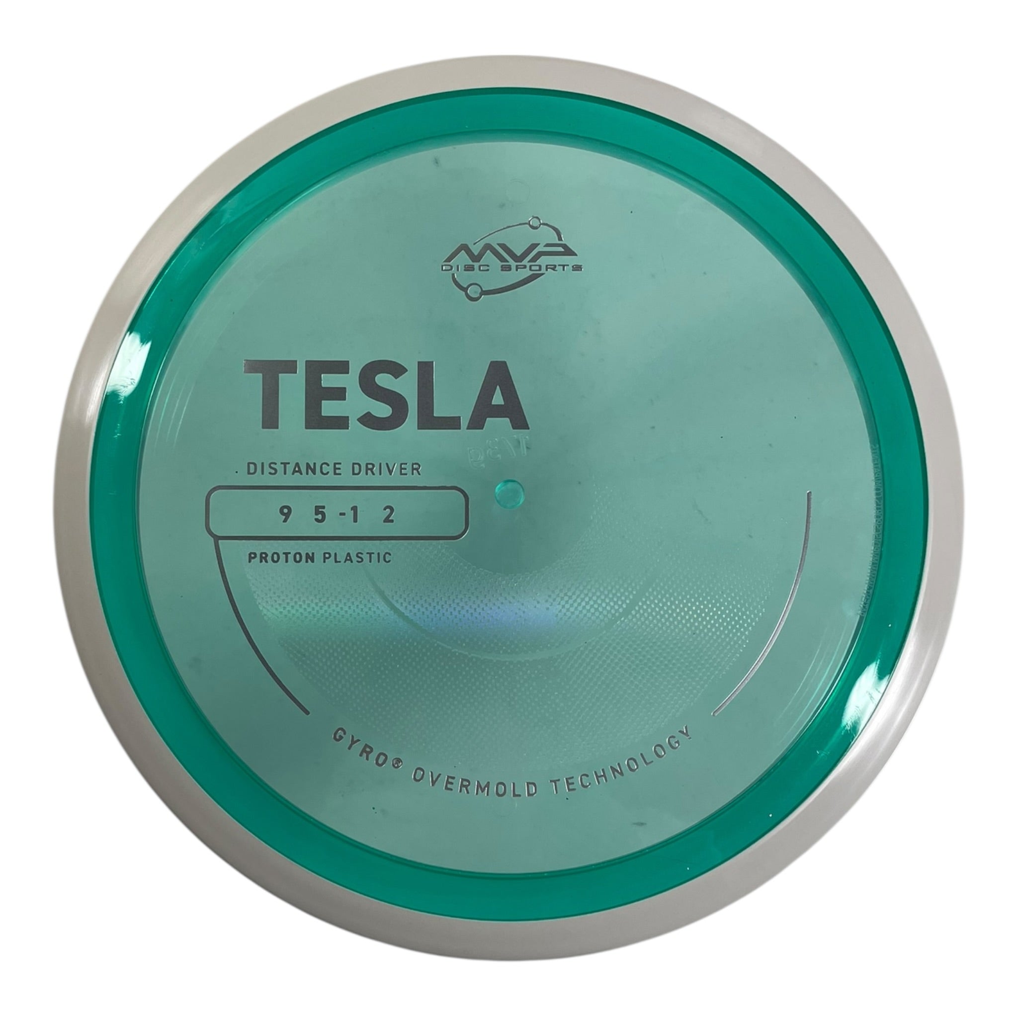 MVP Disc Sports Tesla | Proton | Teal/White 173g (Project Lab Coat) Disc Golf