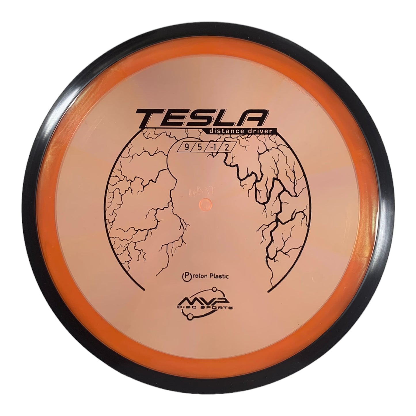 MVP Disc Sports Tesla | Proton | Orange/Black 174g Disc Golf