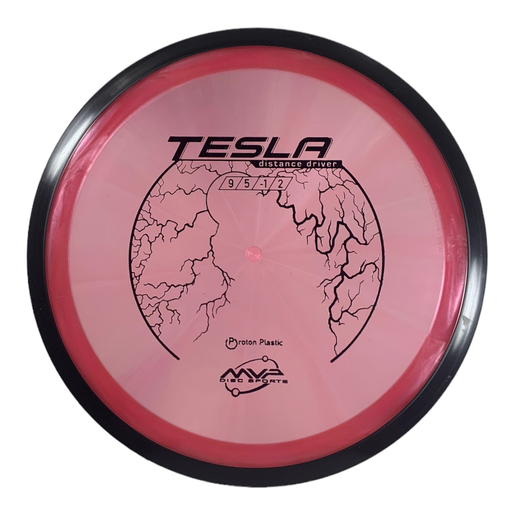 MVP Disc Sports Tesla | Proton | Pink/Black 174g Disc Golf