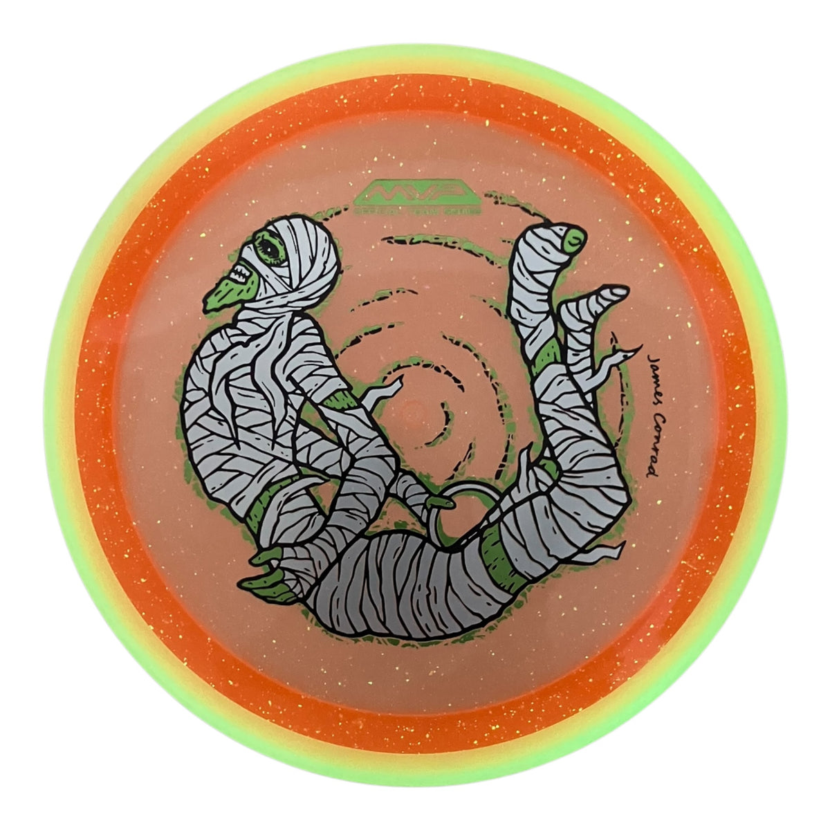 MVP Disc Sports Trail | Eclipse Rim Particle Proton | Orange/Silver/Green 167-168g (James Conrad) Disc Golf