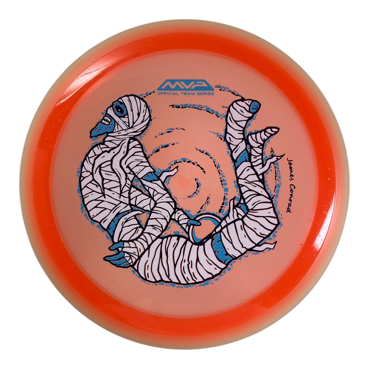 MVP Disc Sports Trail | Eclipse Rim Particle Proton | Orange/White/Blue 167-170g (James Conrad) Disc Golf