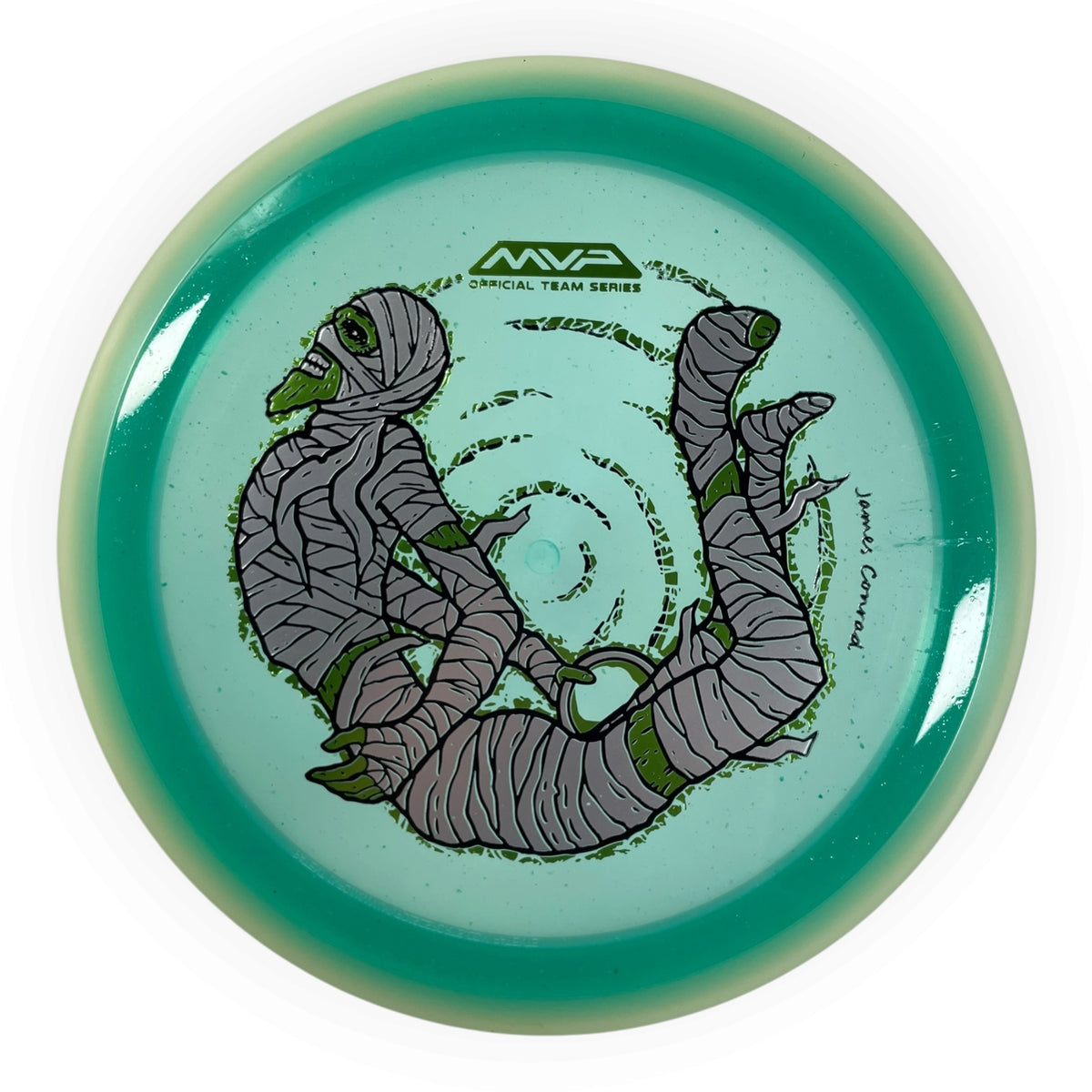 MVP Disc Sports Trail | Eclipse Rim Particle Proton | Teal/Silver/Green 166g (James Conrad) Disc Golf