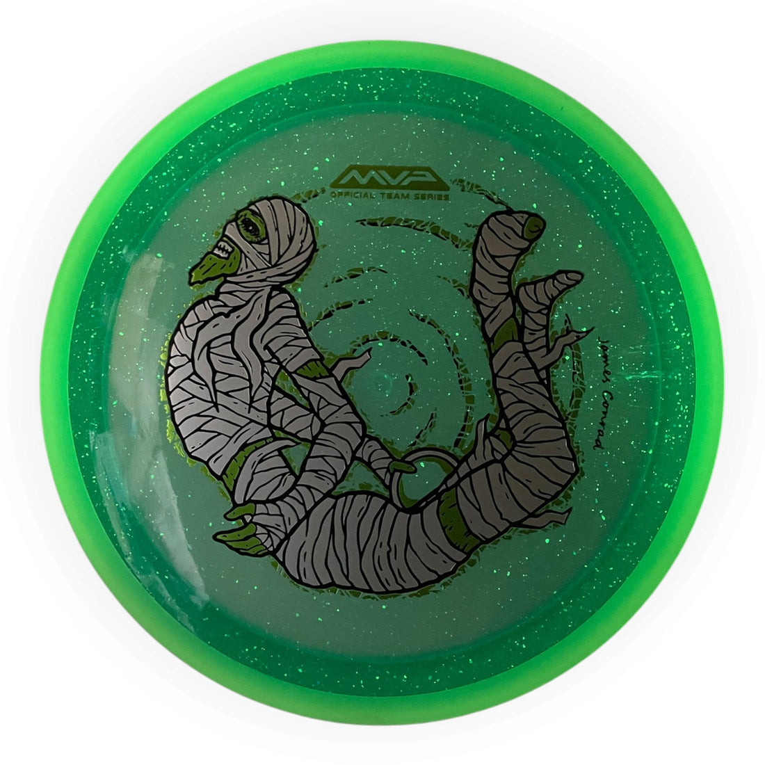 MVP Disc Sports Trail | Eclipse Rim Particle Proton | Teal/Silver/Green 166g (James Conrad) Disc Golf