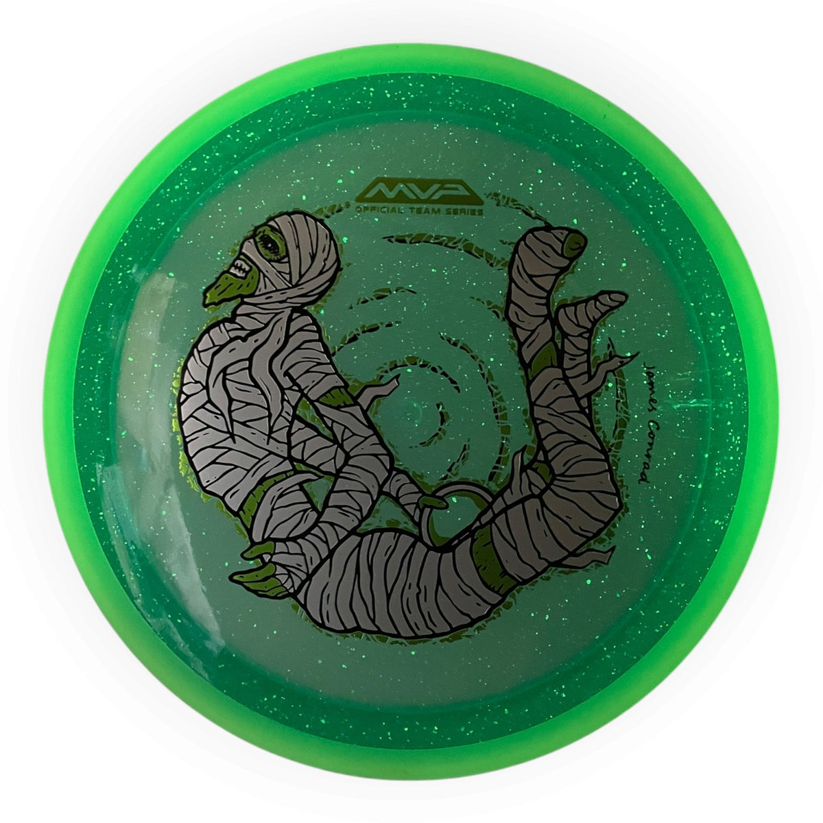 MVP Disc Sports Trail | Eclipse Rim Particle Proton | Teal/Silver/Green 166g (James Conrad) Disc Golf