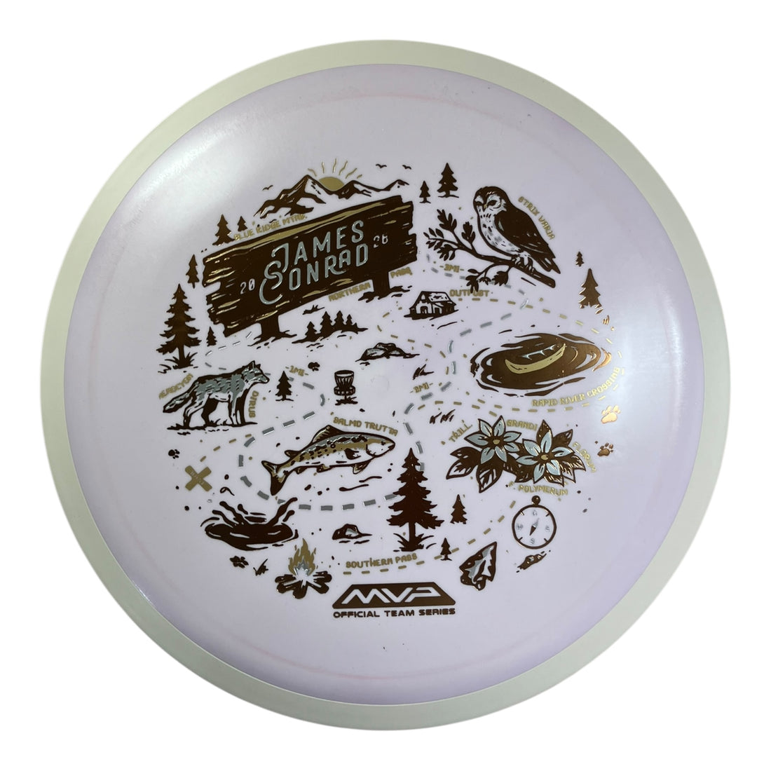 MVP Disc Sports Trail | Fission | Lilac/Brown 156-161g (Special Edition) Disc Golf