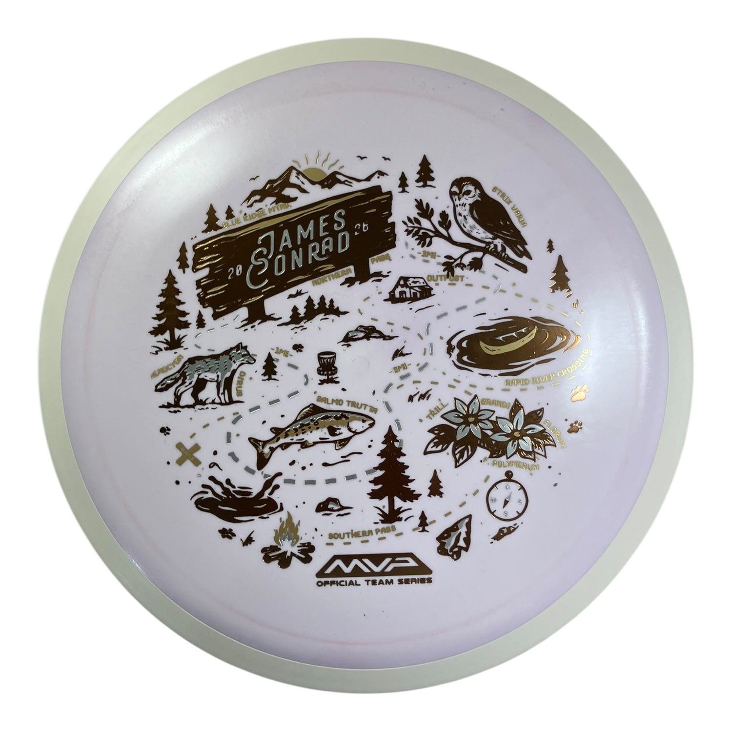 MVP Disc Sports Trail | Fission | Lilac/Brown 156-161g (Special Edition) Disc Golf