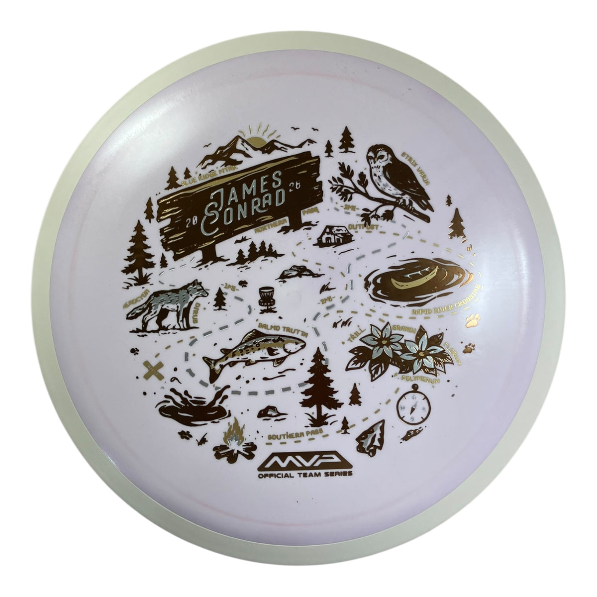 MVP Disc Sports Trail | Fission | Lilac/Brown 156-161g (Special Edition) Disc Golf