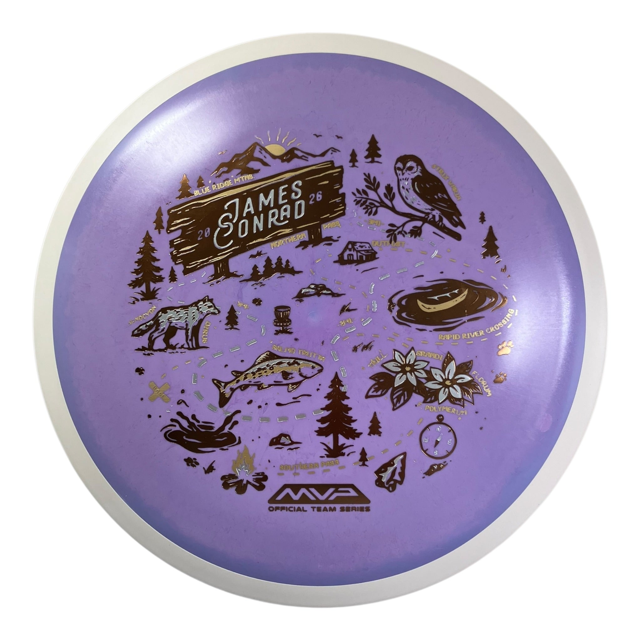 MVP Disc Sports Trail | Fission | Purple/Brown 156-168g (Special Edition) Disc Golf