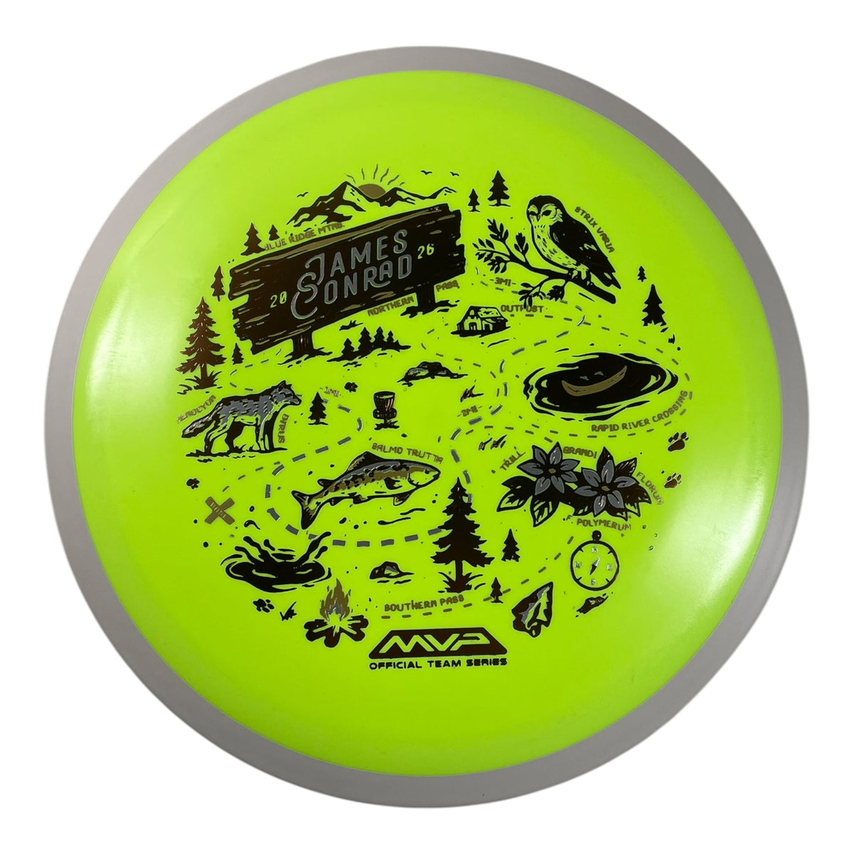 MVP Disc Sports Trail | Fission | Yellow/Brown 147-169g (Special Edition) Disc Golf