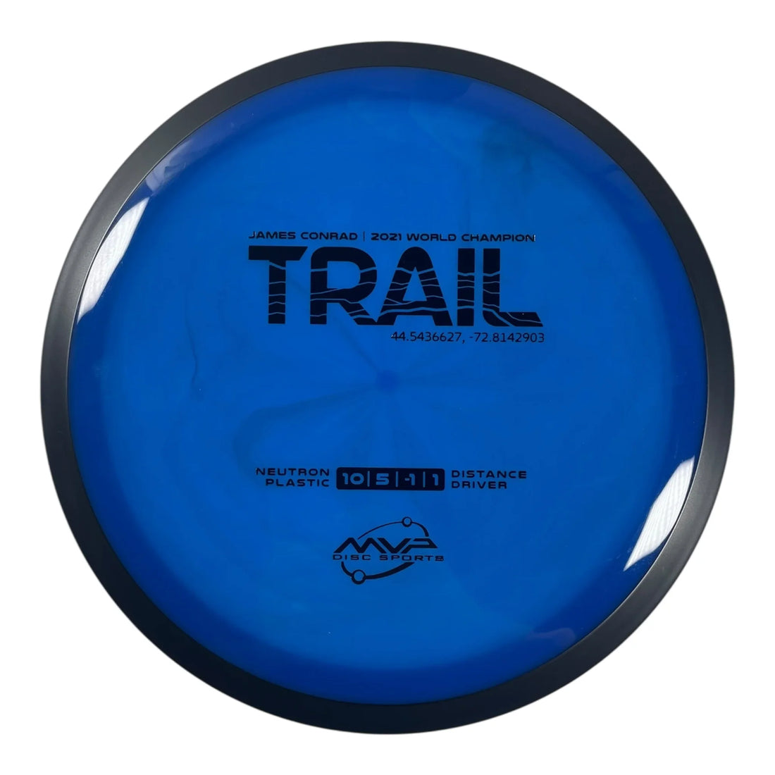 MVP Disc Sports Trail | Neutron | Blue/Black 168g Disc Golf