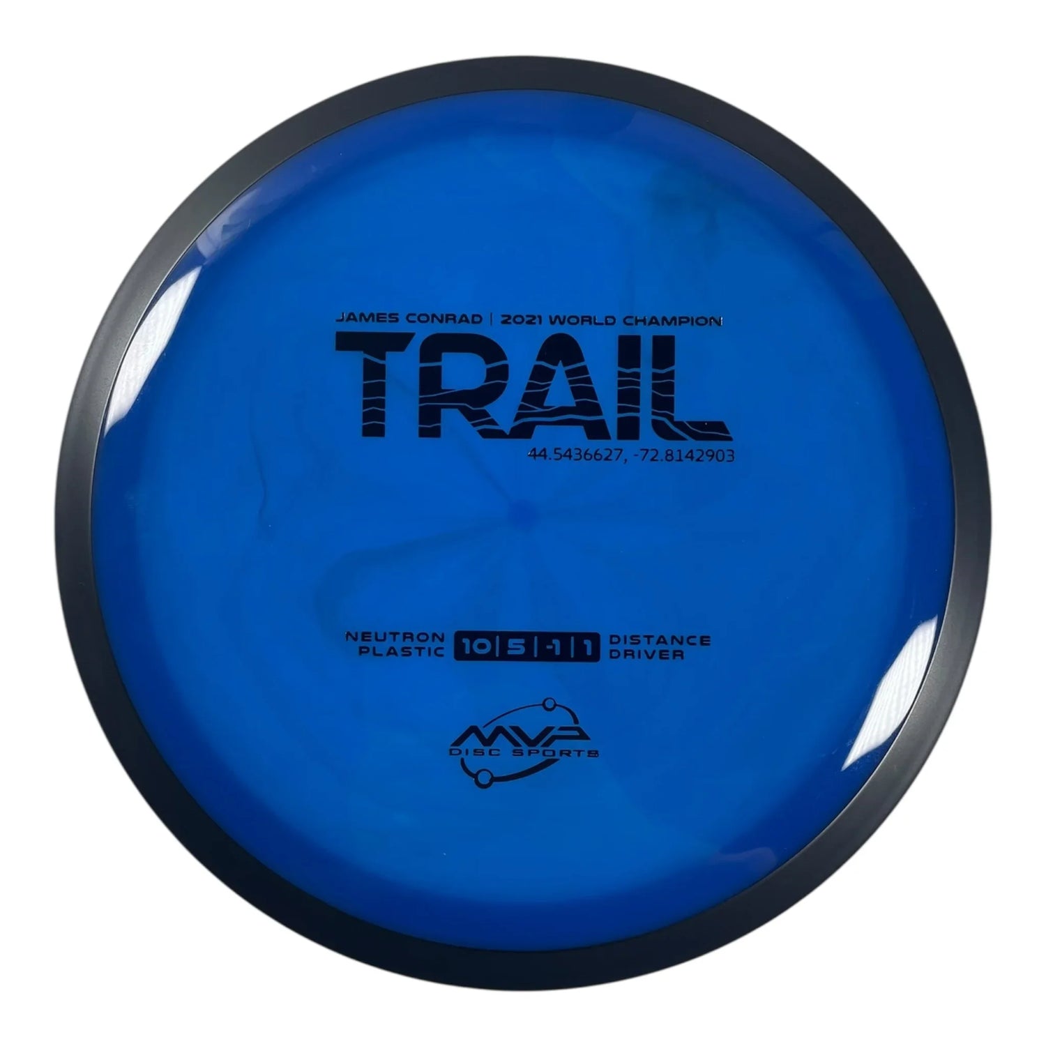 MVP Disc Sports Trail | Neutron | Blue/Black 168g Disc Golf