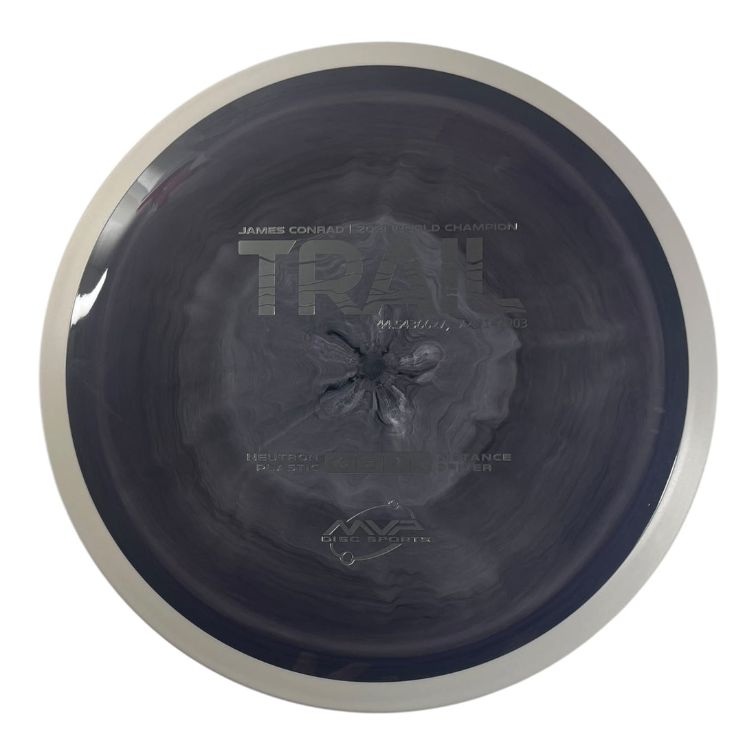 MVP Disc Sports Trail | Neutron | Grey/White 168g (Project Lab Coat) Disc Golf