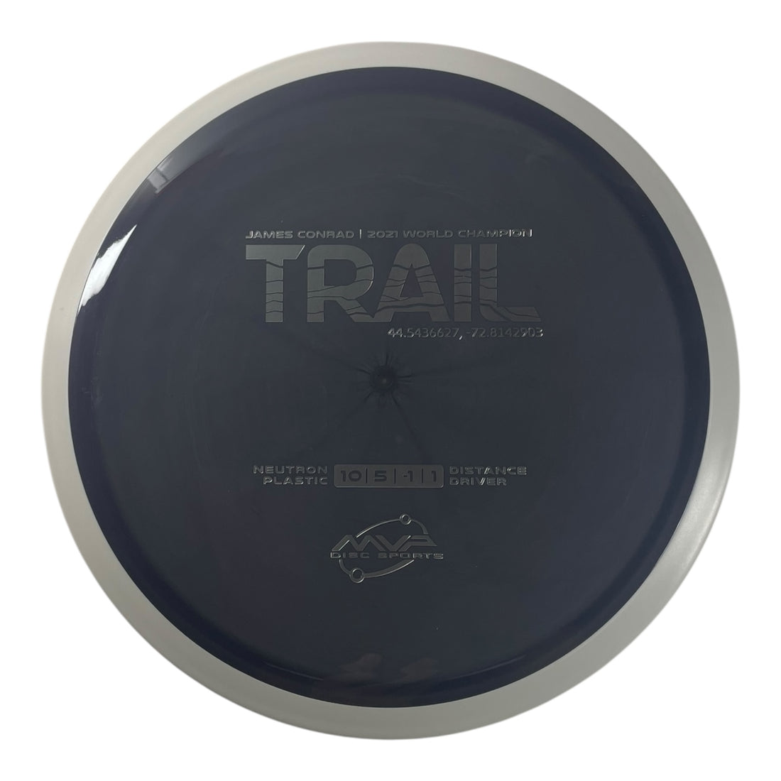 MVP Disc Sports Trail | Neutron | Grey/White 169g (Project Lab Coat) Disc Golf