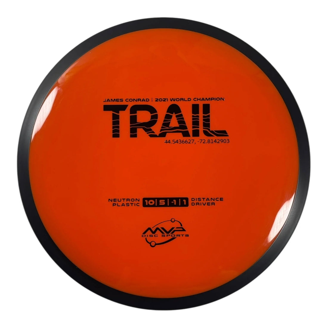 MVP Disc Sports Trail | Neutron | Orange/Black 172g Disc Golf