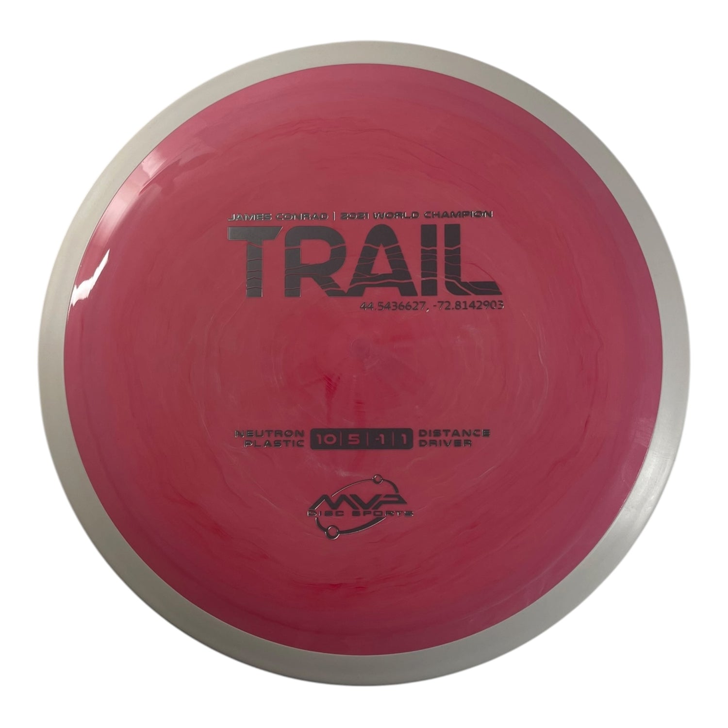 MVP Disc Sports Trail | Neutron | Pink/White 172-174g (Project Lab Coat) Disc Golf
