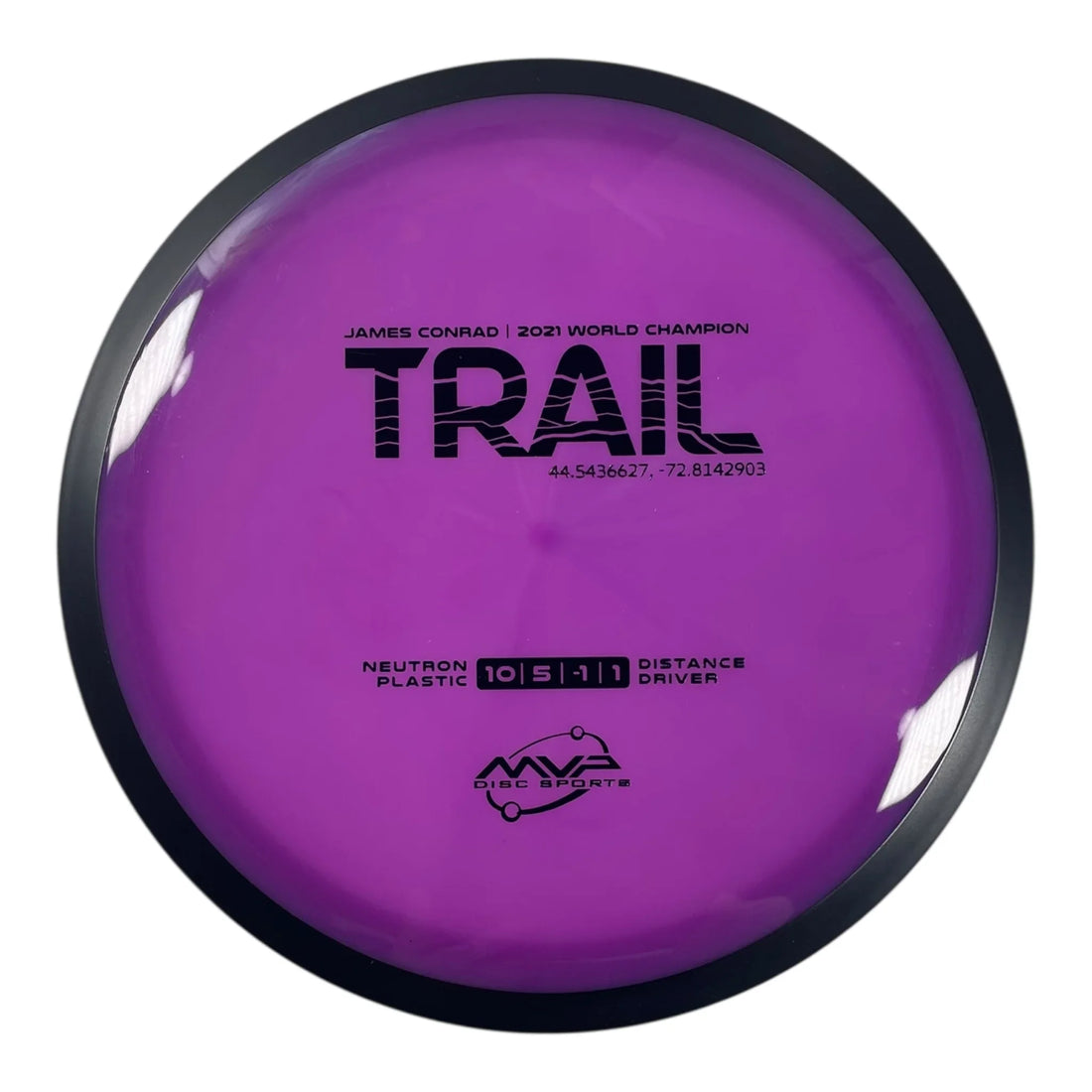 MVP Disc Sports Trail | Neutron | Purple/Black 166g Disc Golf