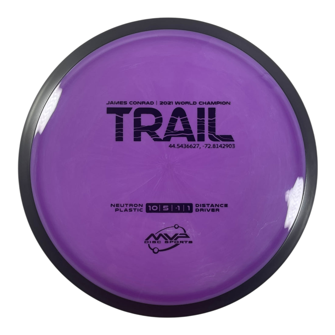 MVP Disc Sports Trail | Neutron | Purple/Black 167g Disc Golf