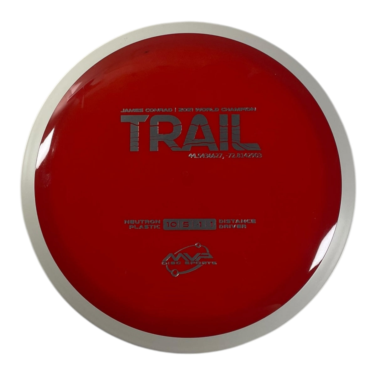 MVP Disc Sports Trail | Neutron | Red/White 169g (Project Lab Coat) Disc Golf