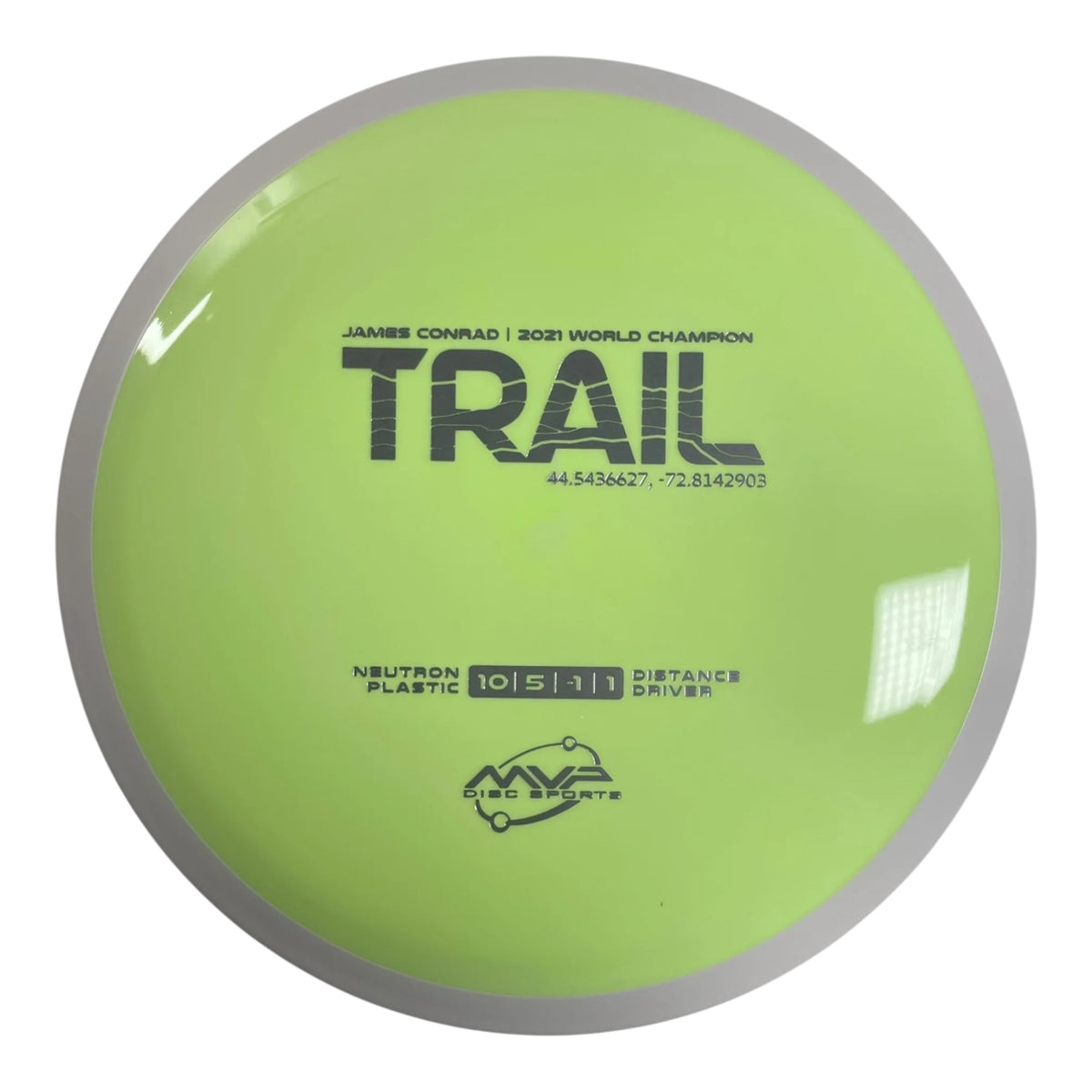 MVP Disc Sports Trail | Neutron | Yellow/White 168g (Project Lab Coat) Disc Golf