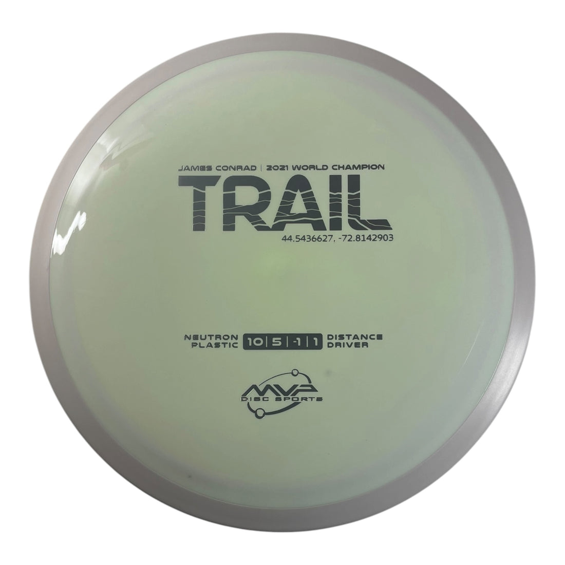 MVP Disc Sports Trail | Neutron | Yellow/White 174g (Project Lab Coat) Disc Golf
